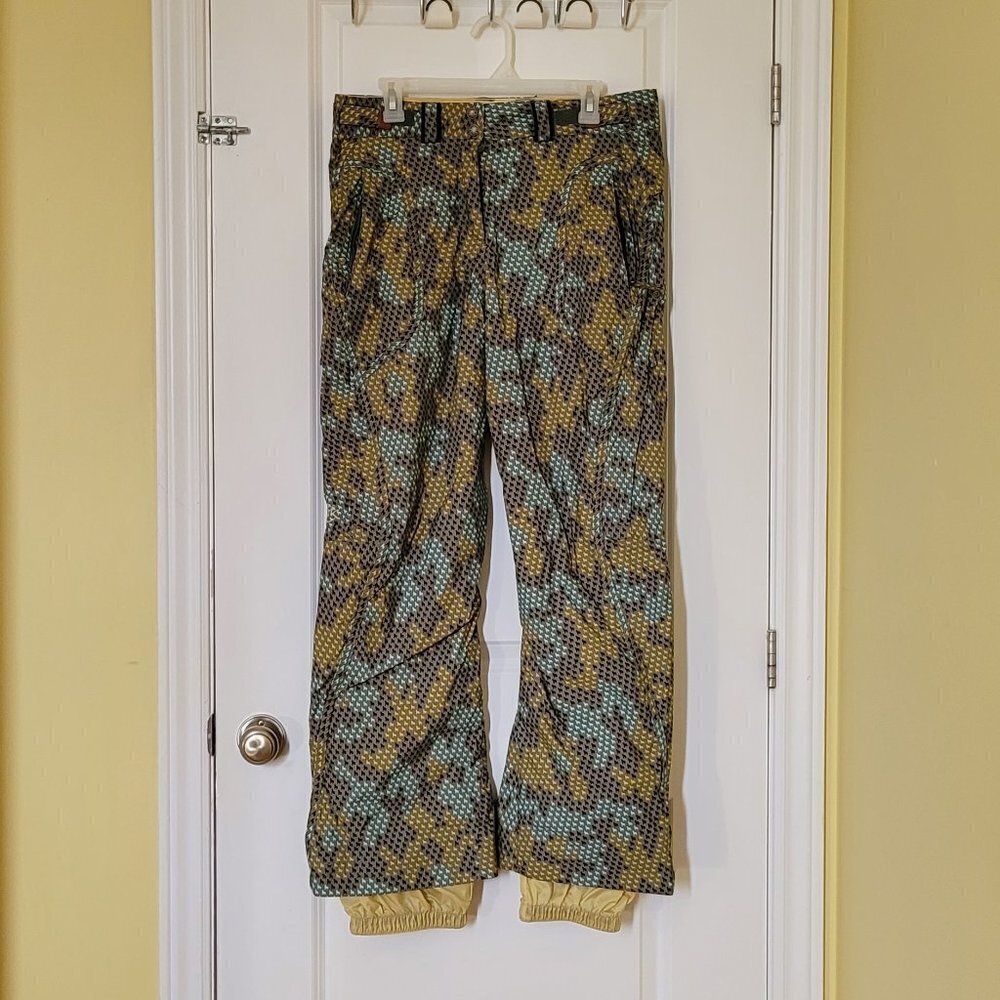Columbia snow pants Convert wolf print snowboard ski winter sport activewear
